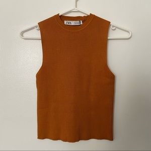 Zara Orange Tank Top